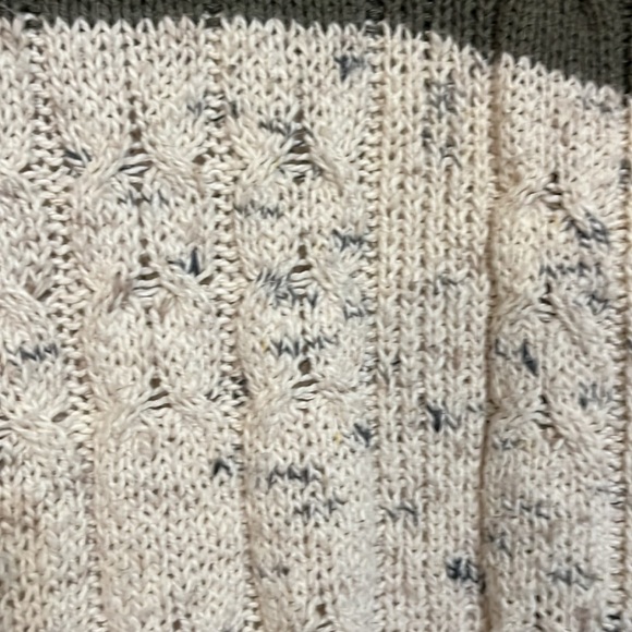 Vintage Chaps Ralph Lauren Colorblock Tweed Striped Crewneck Oversized Sweater - Picture 6 of 6